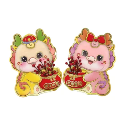 紅果錢袋毛毛生肖門貼【佳瑪】新年 過年裝飾