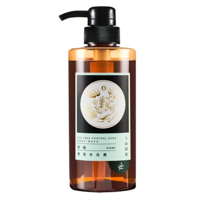 上山採藥 沐浴露 茶樹美背/露珠草舒緩緊膚 430ml【佳瑪】茶樹美背