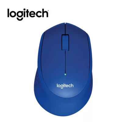Logitech 羅技 M331 靜音 無線滑鼠 黑/藍【佳瑪】藍