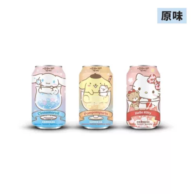 嗨啊!HIGH UP日系 彈珠氣泡水【小女子】三麗鷗 酷洛米 布丁狗 KITTY 大耳狗 美樂蒂 庫洛米 氣泡水 限量原味
