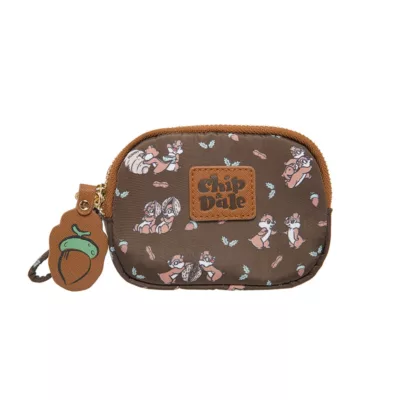 PARTAKE X Disney 迪士尼 奇奇蒂蒂 雙層零錢包【佳瑪】雙層 隨身小包 皮夾棕