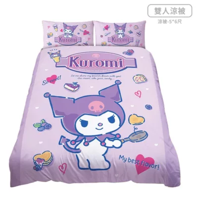 三麗鷗寢具 酷洛米-甜點教室 床包/涼被 (單人/雙人)規格:雙人涼被