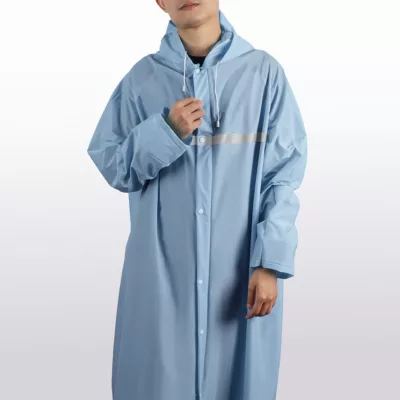 一件式 PVC防護雨衣 L/XL 普魯士藍【佳瑪】一件式雨衣 質感雨衣XL