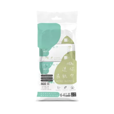 宏瑋迷你濕紙巾8抽8包水墨款