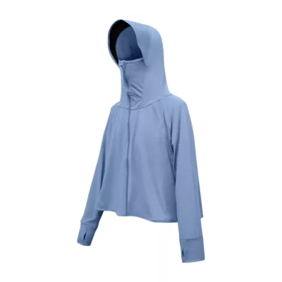 VOLA維菈 冰絲防曬外套 冰絲外套 防曬外套 涼感機能外套 抗UV外套 冰絲涼感防曬外套 涼感外套規格:冰霧藍
