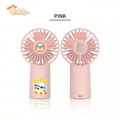 天竺鼠車車 迷你隨身手持風扇 USB風扇規格:粉