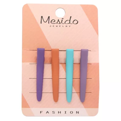 鏤空壓夾 波浪/方型 霧彩 基本款 壓夾 雙色 兒童 成人 瀏海夾 韓系 氣質 上班 休閒 新款 頭飾 髮夾款式:基本壓夾－彩色