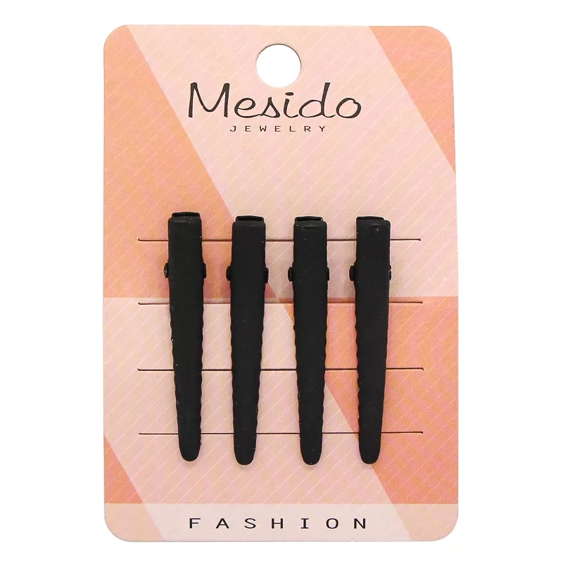 鏤空壓夾 波浪/方型【佳瑪】 霧彩 基本款 壓夾 雙色 兒童 成人 瀏海夾 韓系 氣質 上班 休閒 新款 頭飾 髮夾基本壓夾-黑色