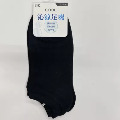 沁涼船襪 船型襪 短襪 22-26CM 16色顏色:黑