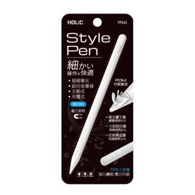 HOLiC TP211 充電式通用版可吸附手寫繪圖筆