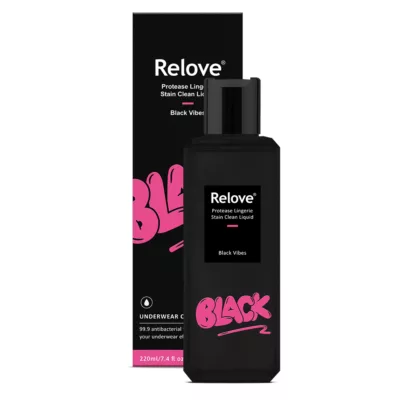 Relove 私密衣物蛋白酵素去漬抑菌手洗精220ml 經期 清潔 抗菌洗衣規格:木質黑茶（ALLBLACK特別版）