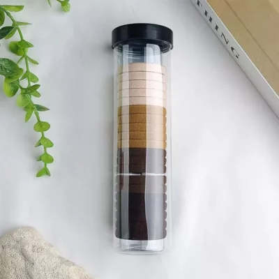 高彈力 毛巾無縫髮圈繩 20入 彩虹色/咖啡色 【佳瑪】彩虹色 咖啡色 多色 綁馬尾 高彈力 髮帶咖啡