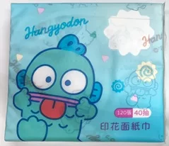 三麗鷗 印花面紙巾40抽 Kitty 酷洛米 大耳狗 人魚漢頓 凱蒂貓 喜拿 漢頓 面紙規格:人魚漢頓