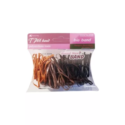 G&G 橡皮筋【佳瑪】 髮飾 彈性佳 不易斷 髮型工具 綁頭髮 黑色橡皮筋 彩色橡皮筋咖色(大)