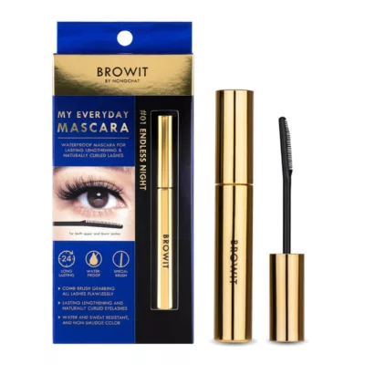 BROWIT 貝奧莉 根根分明捲翹 睫毛膏(防水型)-濃黑【佳瑪】防水睫毛膏 泰國彩妝