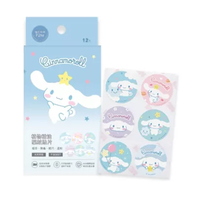 Disney 驅蚊貼片植物精油 大耳狗/酷洛米 (12枚)【佳瑪】正版授權 防蚊貼 露營 公園大耳狗