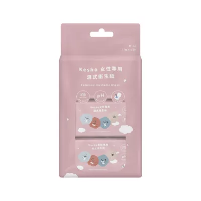 Kesho方坊聯名女性專用濕式衛生紙7抽＊6包