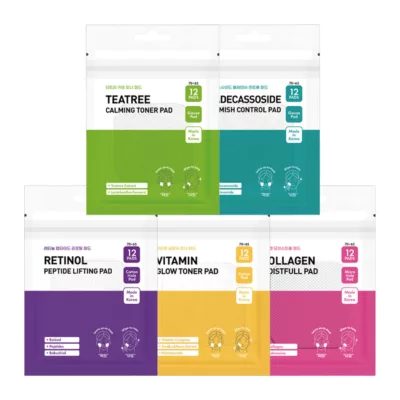 韓國 DERMAL 爽膚棉12片 A醇 膠原蛋白 積雪草 茶樹